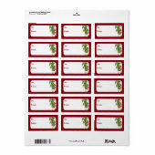 ヴィンテージクリスマスピクシー ラベル (フルシート)