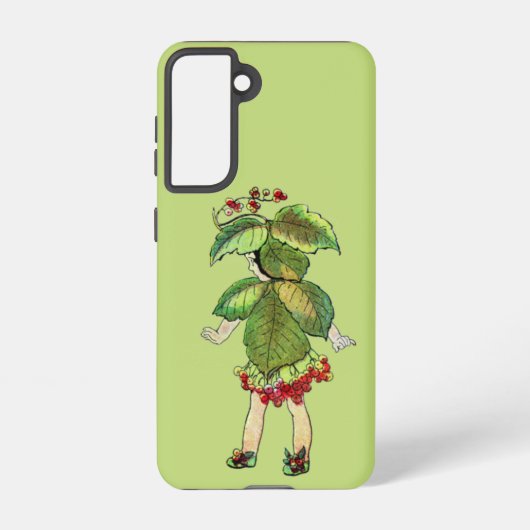 ヴィンテージクリスマスピクセル SAMSUNG GALAXYケース (裏面)