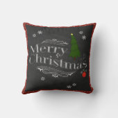 ヴィンテージクリスマスピロー |ギフト素晴らしアイディア! クッション (裏面)