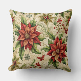 ヴィンテージクリスマスピロー – レトロホリデーデザイン クッション