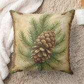 ヴィンテージクリスマスピロー – レトロホリデーデザイン クッション (ブランケット)