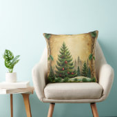 ヴィンテージクリスマスピロー – レトロホリデーデザイン クッション (椅子)