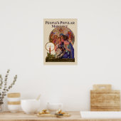 ヴィンテージクリスマスピープルズ人気がある月次1923 ポスター (キッチン)