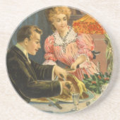 ヴィンテージクリスマスファミリービクトリアンディナー コースター (正面)