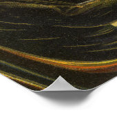 ヴィンテージクリスマスファミリービクトリアンディナー ポスター (角)