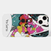 ヴィンテージクリスマスファンシー、ビクトリアンタウンピープル Case-Mate iPhoneケース (裏面 (横))