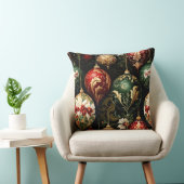 ヴィンテージクリスマスファンタジーフローラルパターン クッション (椅子)