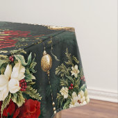 ヴィンテージクリスマスファンタジーフローラルパターン テーブルクロス (インサイチュ)