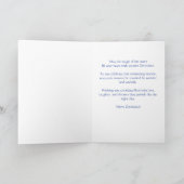 ヴィンテージクリスマスフェアリーパーソナライズされたツ カード (内部)