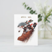 ヴィンテージクリスマスフェスティバルキャッツホリデイ ポストカード (スタンド正面)