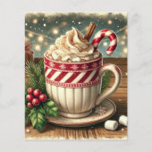 ヴィンテージクリスマスフェスティバルホットチョコレートスクラップブック (正面)