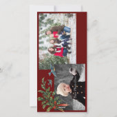 ヴィンテージクリスマスフォトカード シーズンカード (裏面)