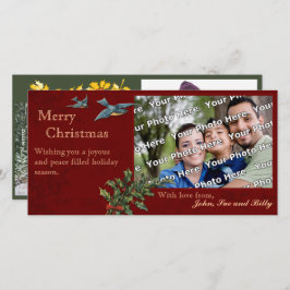 ヴィンテージクリスマスフォトカード シーズンカード