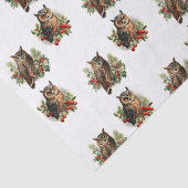 ヴィンテージクリスマスフクロウ 薄葉紙 (詳細)