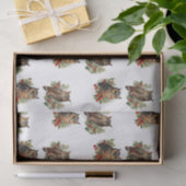 ヴィンテージクリスマスフクロウ 薄葉紙 (ギフト)