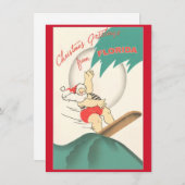 ヴィンテージクリスマスフロリダサンタ シーズンカード (正面/裏面)