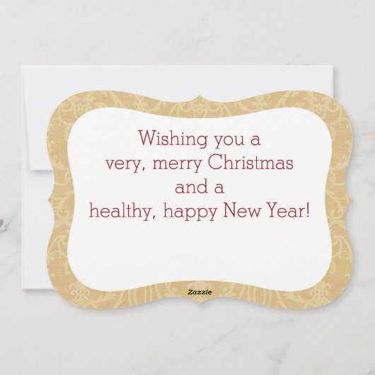 ヴィンテージクリスマスプリン料理ベーキング食品ギフト シーズンカード (裏面)