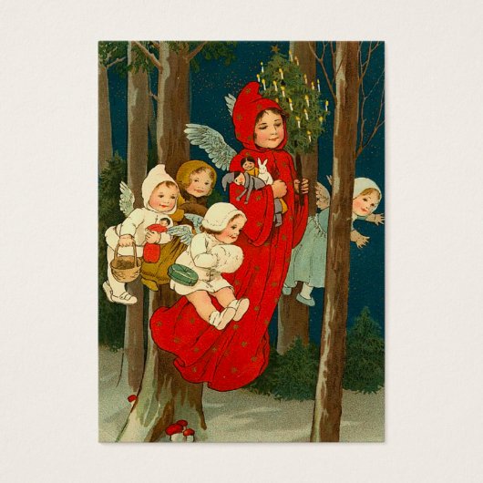 ヴィンテージクリスマスプレゼントラベル (正面)