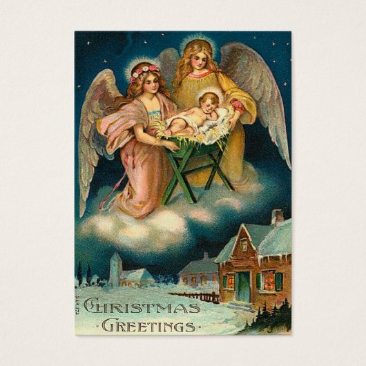 ヴィンテージクリスマスプレゼントラベル (正面)