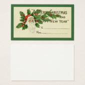 ヴィンテージクリスマスプレゼントラベル (正面&裏面)