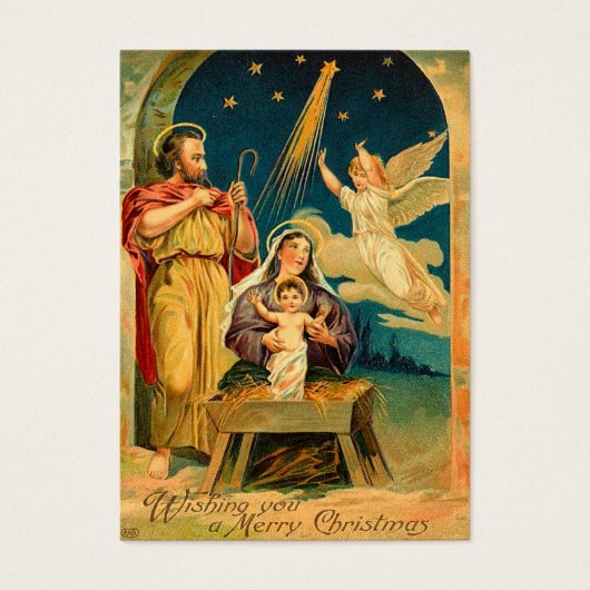 ヴィンテージクリスマスプレゼントラベル (正面)