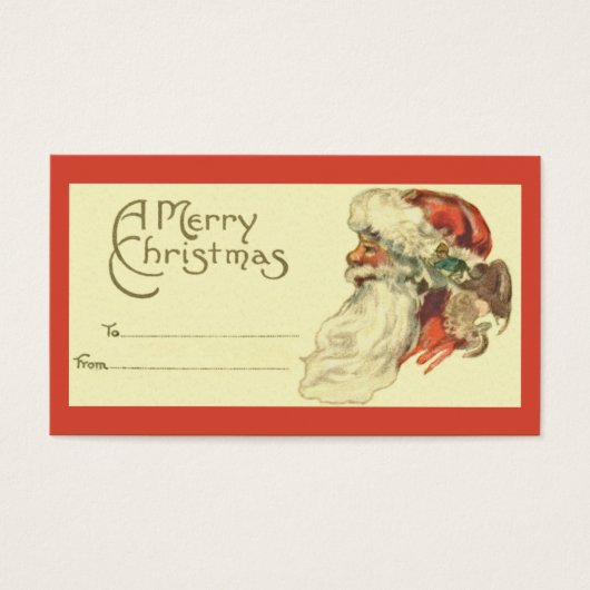 ヴィンテージクリスマスプレゼントラベル (正面)