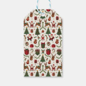 ヴィンテージクリスマスプレゼントラベル ギフトタグ (裏面)