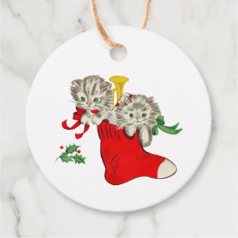 ヴィンテージクリスマスプレゼント フェイバータグ