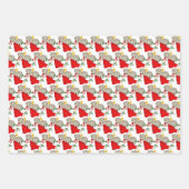 ヴィンテージクリスマスプレゼント ラッピングペーパーシート (正面2)