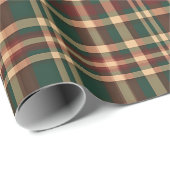 ヴィンテージクリスマスプレッドレッドとグリーン ラッピングペーパー (ロールコーナー)