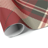 ヴィンテージクリスマスプレッドレッドホリデイ ラッピングペーパー (ロールコーナー)