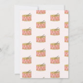 ヴィンテージクリスマスベビーシャワー招待状 招待状 (裏面)