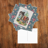 ヴィンテージクリスマスベビードンキーサボサクタスサクランス シーズンポストカード