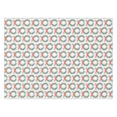 ヴィンテージクリスマスベリーリースホリデイ テーブルクロス (正面(横))