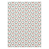 ヴィンテージクリスマスベリーリースホリデイ テーブルクロス (正面)