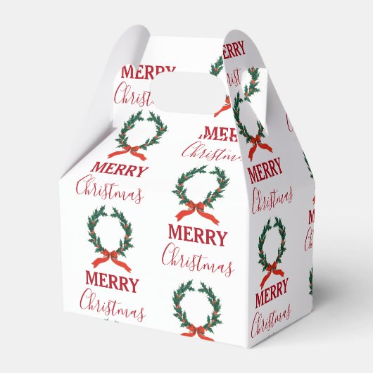 ヴィンテージクリスマスベリーリースホリデイ フェイバーボックス (裏面サイド)