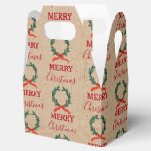 ヴィンテージクリスマスベリーリースホリデークラフト フェイバーボックス (オープン)