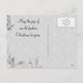 ヴィンテージクリスマスベルのはがき シーズンポストカード (裏面)