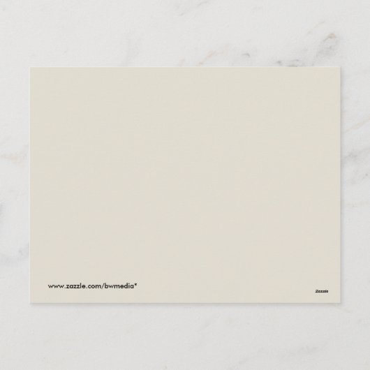 ヴィンテージクリスマスベルのはがき シーズンポストカード (裏面)