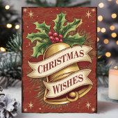 ヴィンテージクリスマスベルの願い シーズンカード