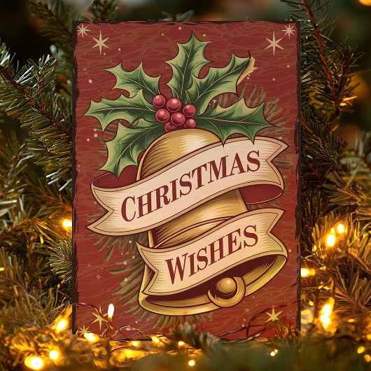 ヴィンテージクリスマスベルの願い シーズンカード