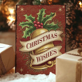 ヴィンテージクリスマスベルの願い シーズンカード