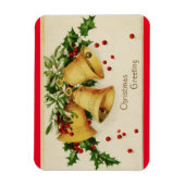 ヴィンテージクリスマスベルズマグネット マグネット (縦)