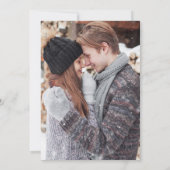 ヴィンテージクリスマスベルホリデーフォト結婚ズ 招待状 (裏面)