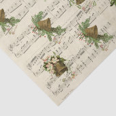 ヴィンテージクリスマスベルミュージックティッシュペーパー 薄葉紙 (詳細)