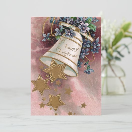 ヴィンテージクリスマスベル忘れスターズ&メノー シーズンカード (スタンド正面)