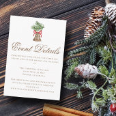 ヴィンテージクリスマスベル結婚ズイベント詳細 エンクロージャーカード