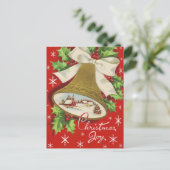 ヴィンテージクリスマスベル シーズンポストカード (スタンド正面)