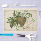 ヴィンテージクリスマスベル（ミスタントー）ティッシュペーパー 薄葉紙 (クラフト)