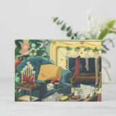 ヴィンテージクリスマスペットin the Living Room シーズンカード (スタンド正面)